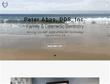 Tablet Screenshot of peterabasdds.com